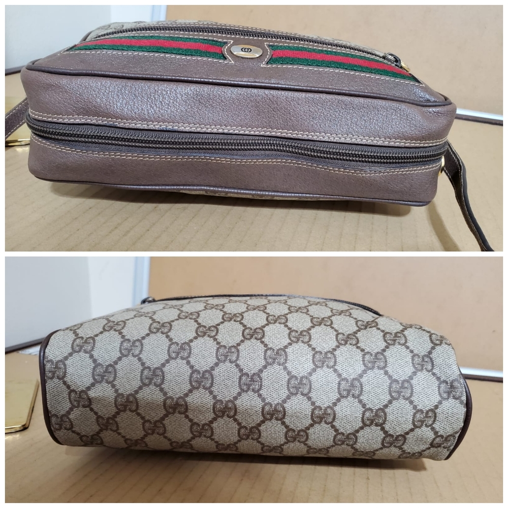 Gucci Vintage GG Plus Web Crossbody Bag - Picture 6 of 12